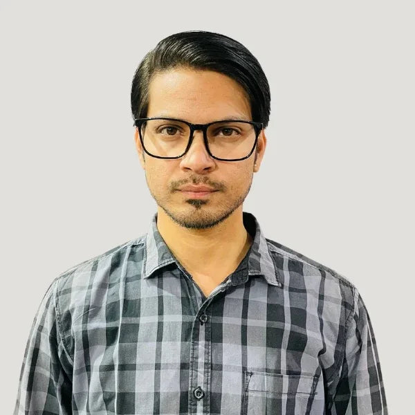 Glossy Black Rectangle Eyeglasses - Bombay Optical