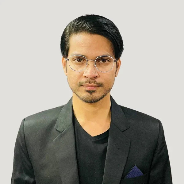 Skyblue Rim Round Eyeglasses - Bombay Optical