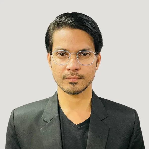Skyblue Rim Rectangle Eyeglasses - Bombay Optical
