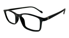 Black Rectangle Eyeglasses