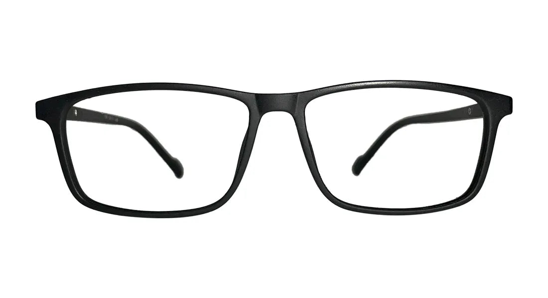 Black Rectangle Eyeglasses - Bombay Optical