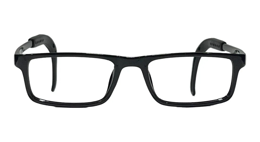 Glossy Black Kids Eyeglasses - Bombay Optical