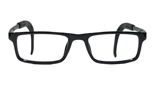 Glossy Black Kids Eyeglasses