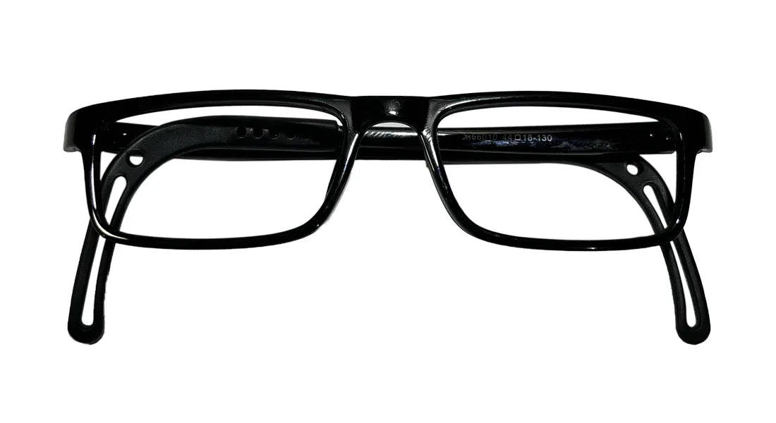 Glossy Black Kids Eyeglasses - Bombay Optical