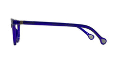 Purple Oval Eyeglasses