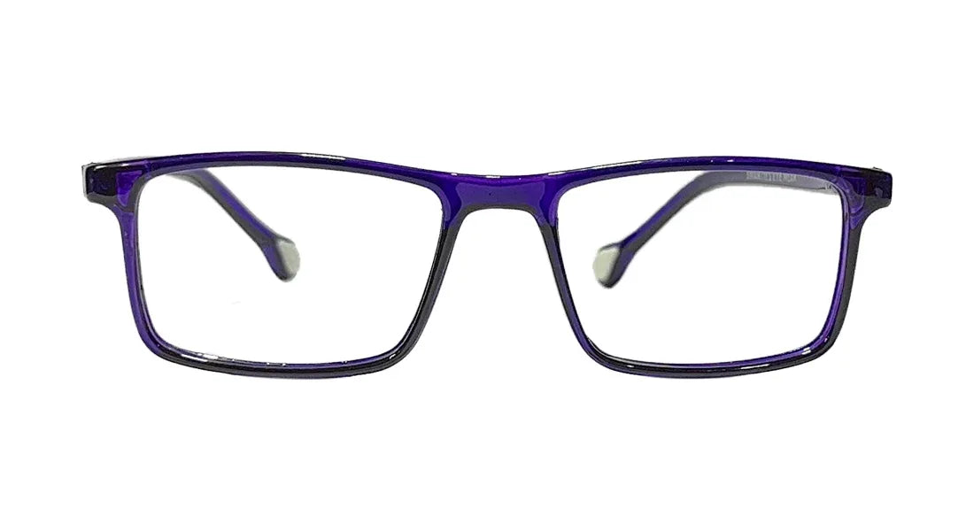 Dark Violet Rectangle Eyeglasses - Bombay Optical