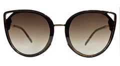Brown Gradient Cateye Sunglasses