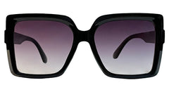 Black Big Square Sunglasses