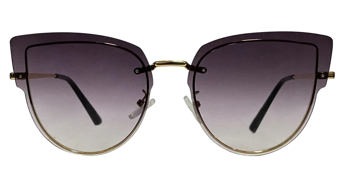 Dark Purple Gradient Cateye Sunglasses - Bombay Optical