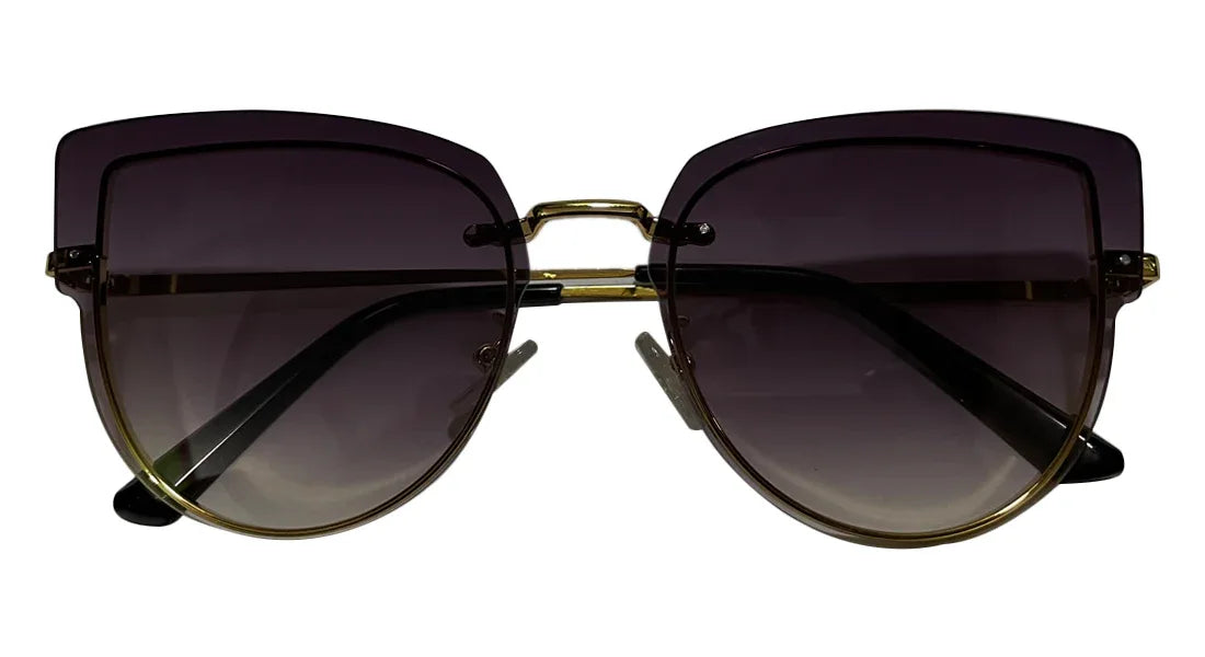 Dark Purple Gradient Cateye Sunglasses - Bombay Optical