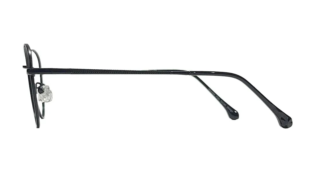 Matte Black Round Eyeglasses - Bombay Optical