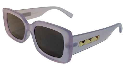 Orchid Womens Rectangle Sunglasses