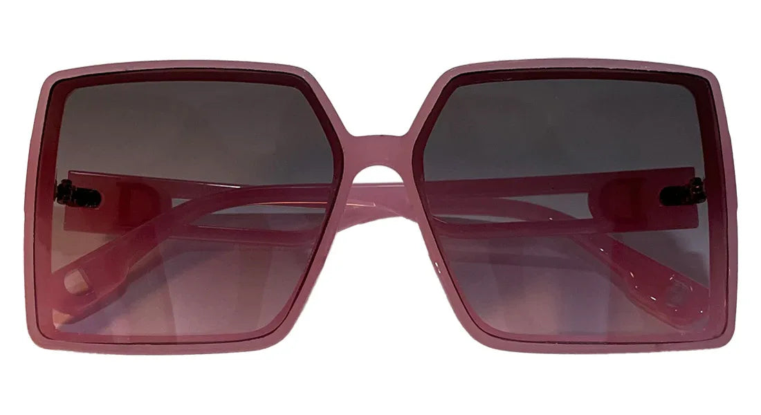 Pink Big Square Sunglasses - Bombay Optical