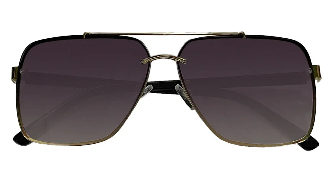 Retro Square Purple Sunglasses - Bombay Optical