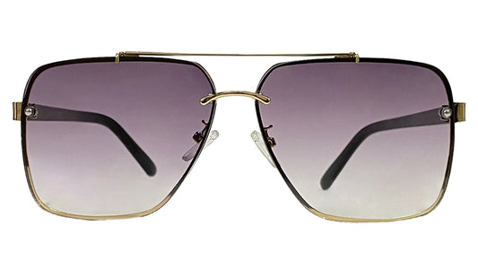 Retro Square Purple Sunglasses