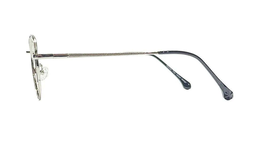 Silver Round Eyeglasses - Bombay Optical