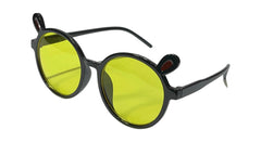 Yellow Lenses Round Sunglasses for Kids