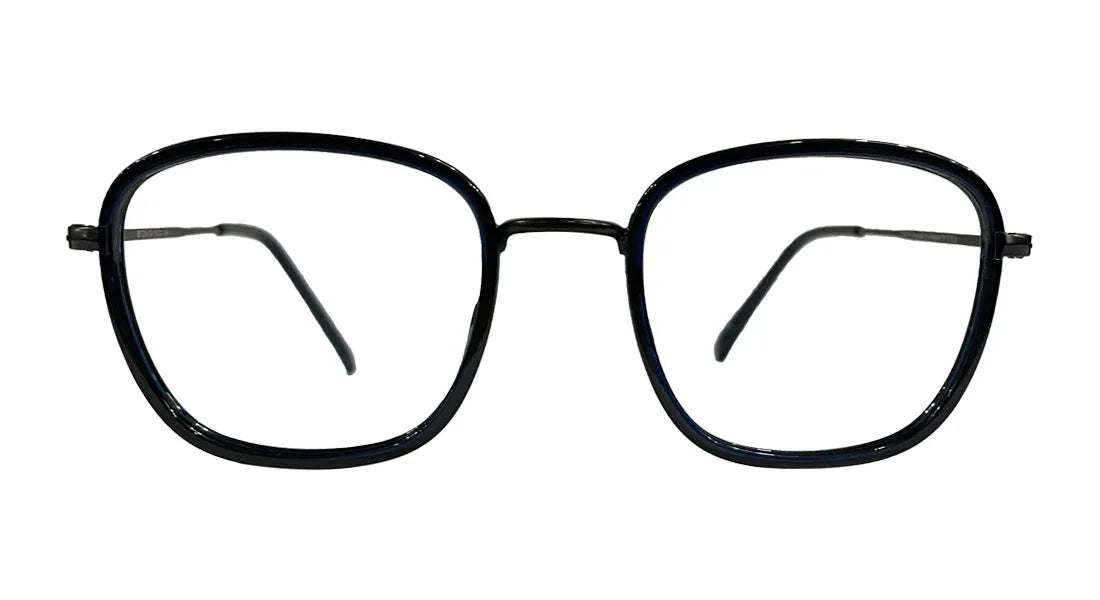 Dark Blue Square Eyeglasses - Bombay Optical