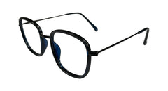 Dark Blue Square Eyeglasses