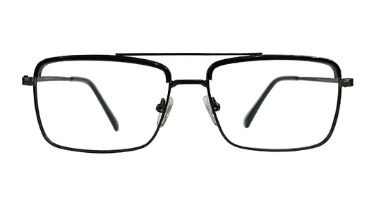 Dual Bridge Rectangle Eyeglasses