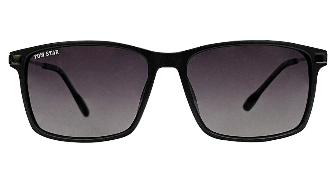 Tom Star Rectangle Sunglasses with Dark Purple Lenses - Bombay Optical