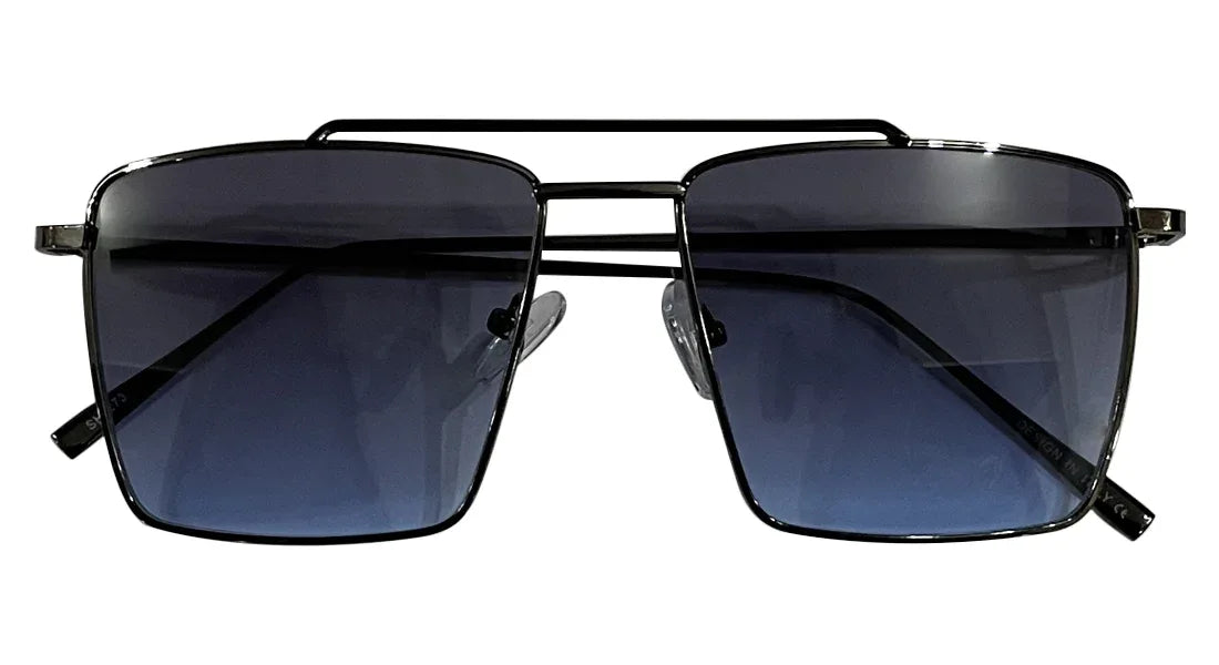Full Rim Blue Square Sunglasses - Bombay Optical