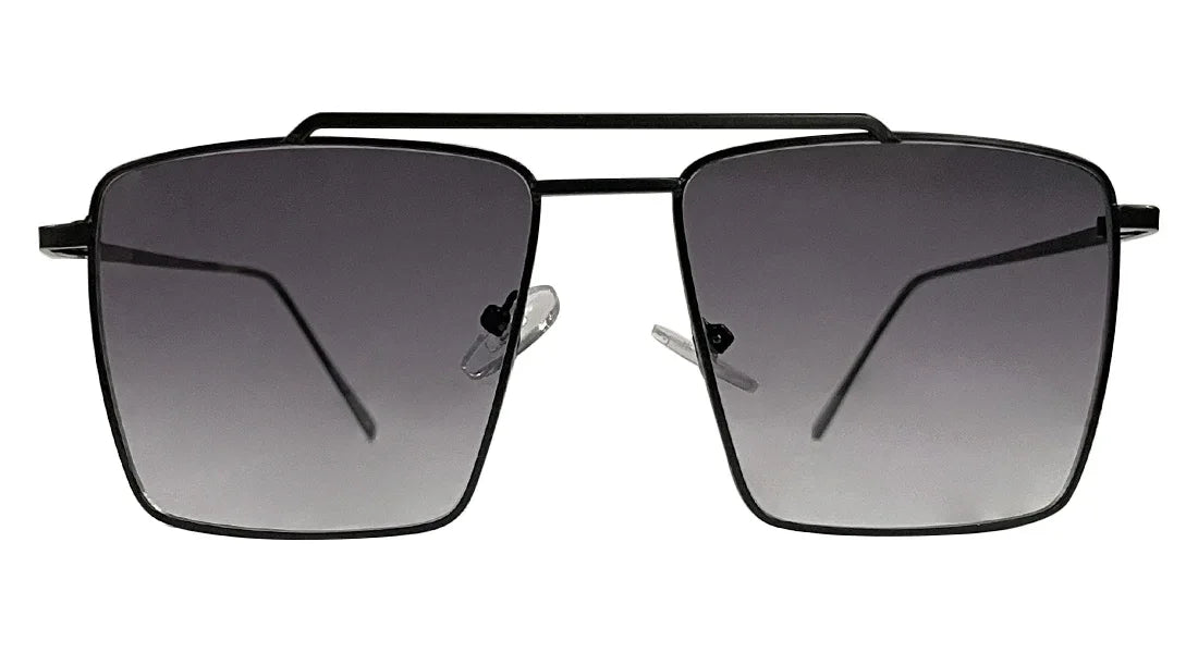 Full Rim Matte Black - Grey Square Sunglasses - Bombay Optical