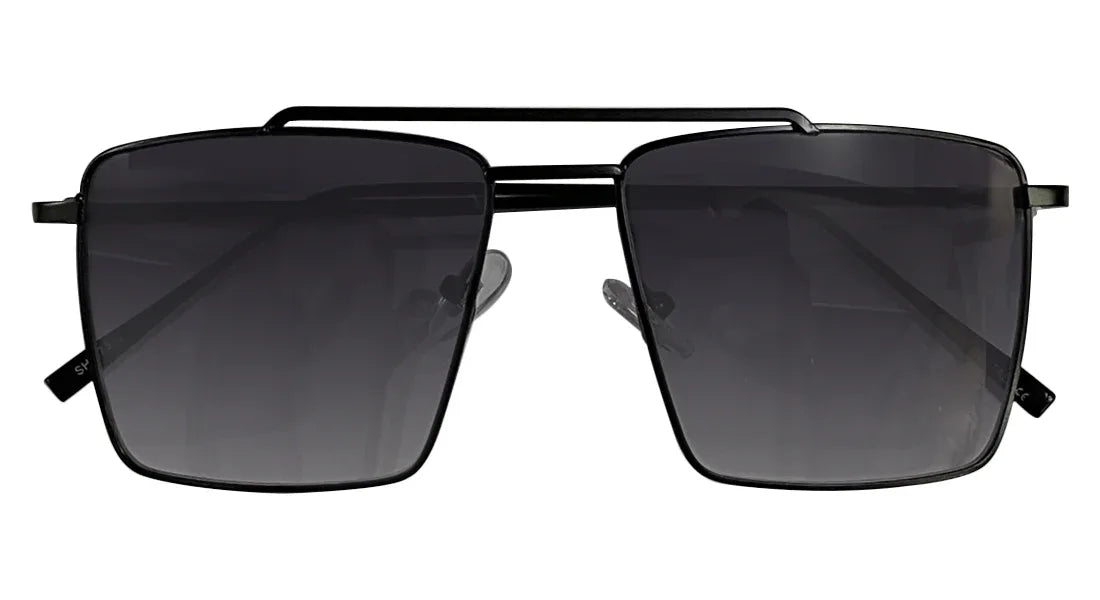 Full Rim Matte Black - Grey Square Sunglasses - Bombay Optical