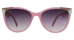 Glossy Pink Cateye Sunglasses