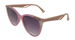 Glossy Pink Cateye Sunglasses