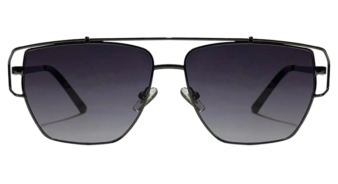 Gunmetal Frame with Blue Gradient Lenses - Bombay Optical