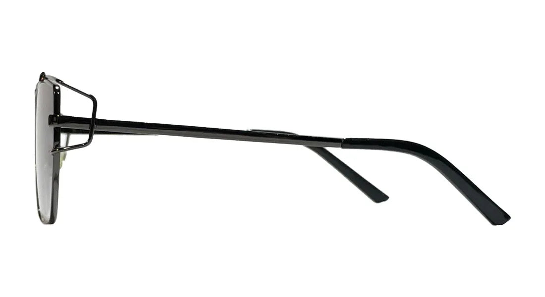 Gunmetal Frame with Blue Gradient Lenses - Bombay Optical
