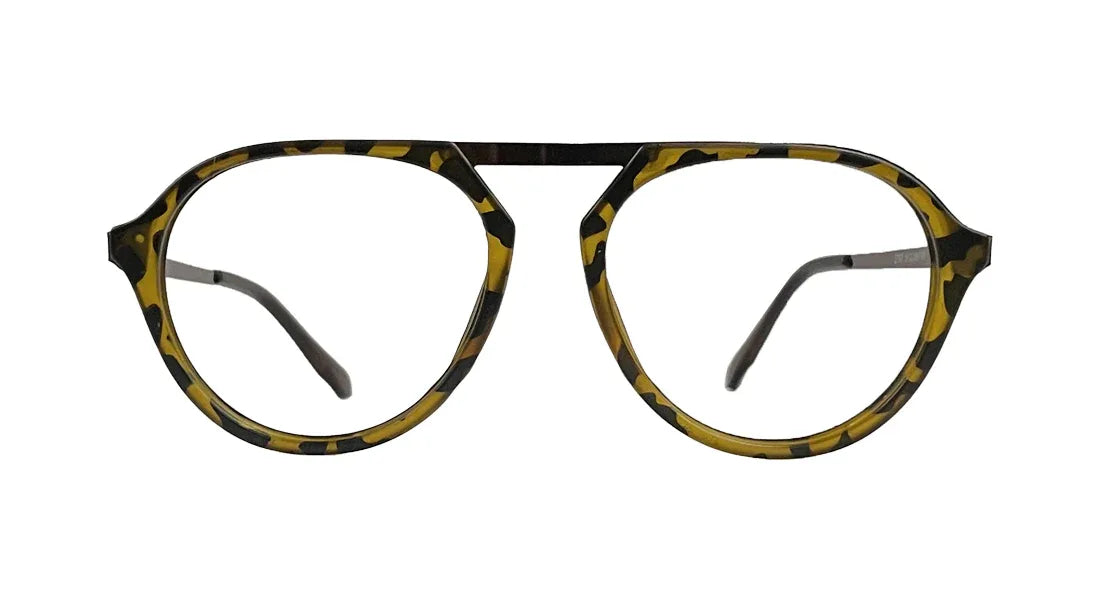 Large Havana Round Eyeglasses - Bombay Optical