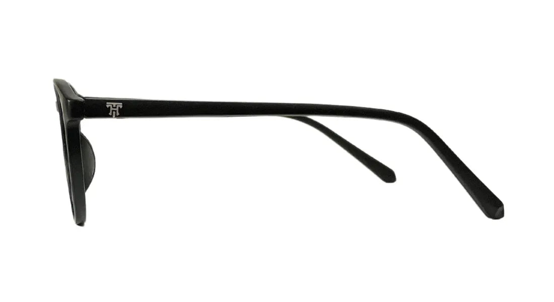 Matte Black Round Eyeglasses - Bombay Optical