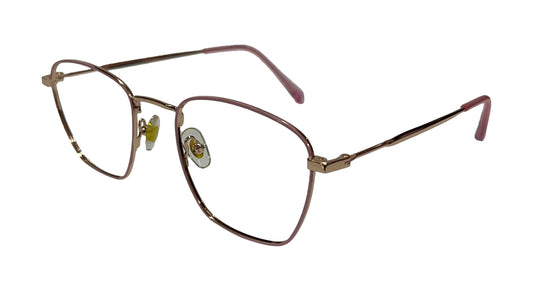 Pink & Rosegold Rectangle Eyeglasses