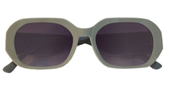 Purple Gradient Oval Sunglasses