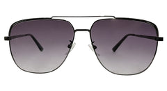 Purple Dual Bridge Aviator Sunglasses