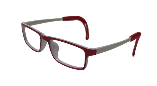 Red & White Kids Eyeglasses