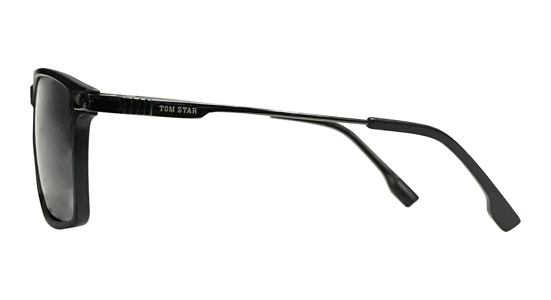 Tom Star Rectangle Sunglasses with Dark Purple Lenses - Bombay Optical