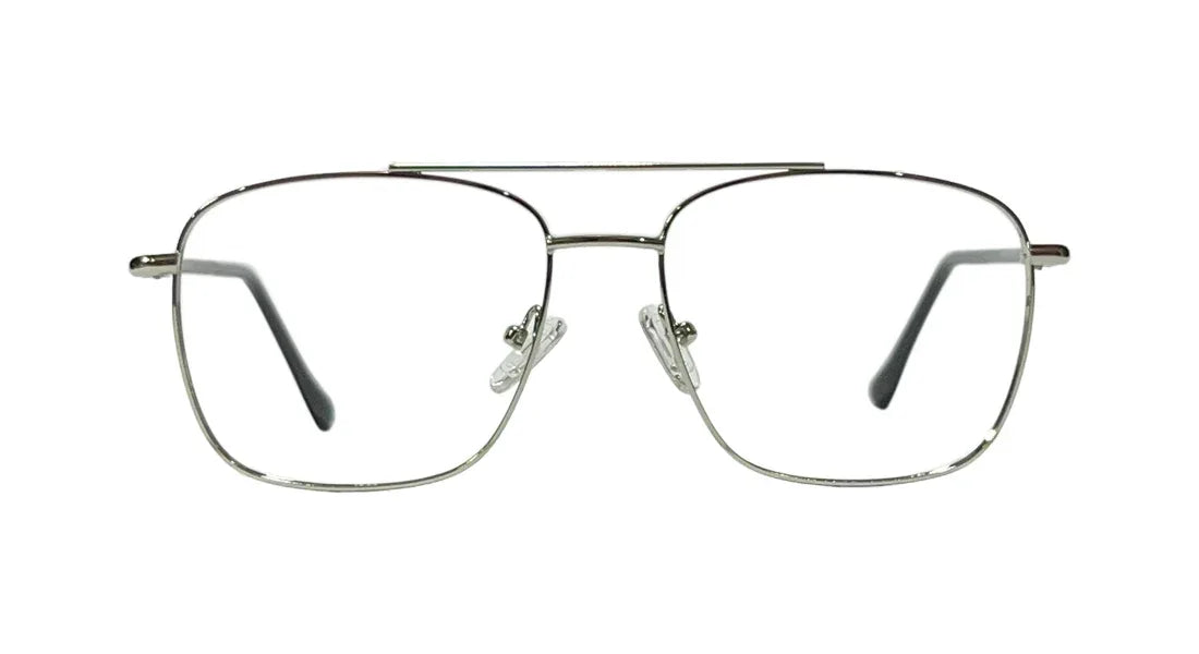 Silver Metal Eyeglasses - Bombay Optical