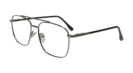 Silver Metal Eyeglasses