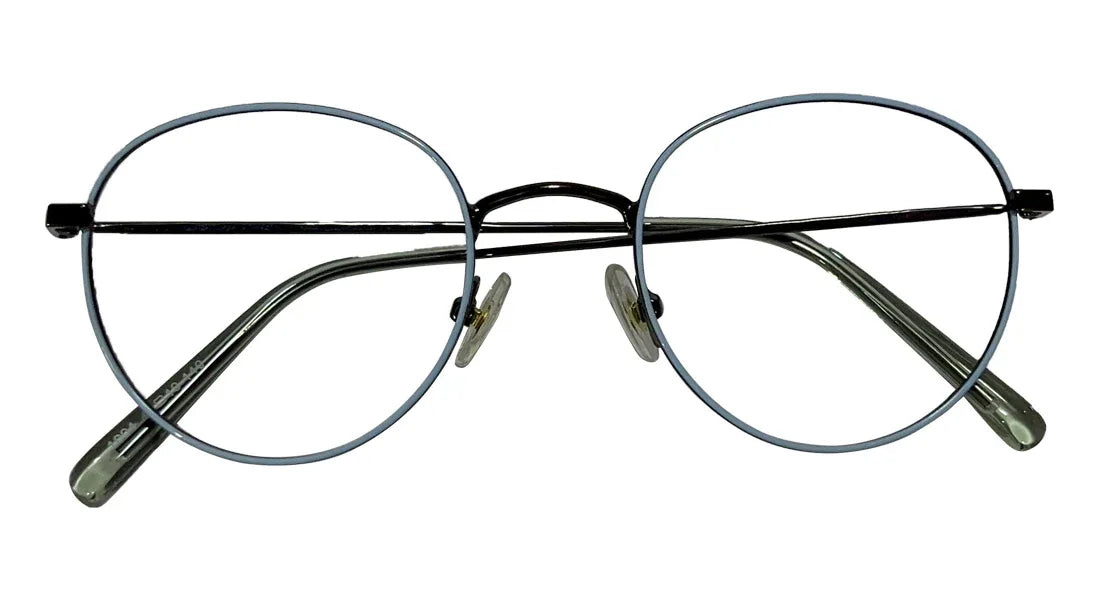 Skyblue Rim Round Eyeglasses - Bombay Optical