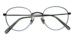 Skyblue Rim Round Eyeglasses