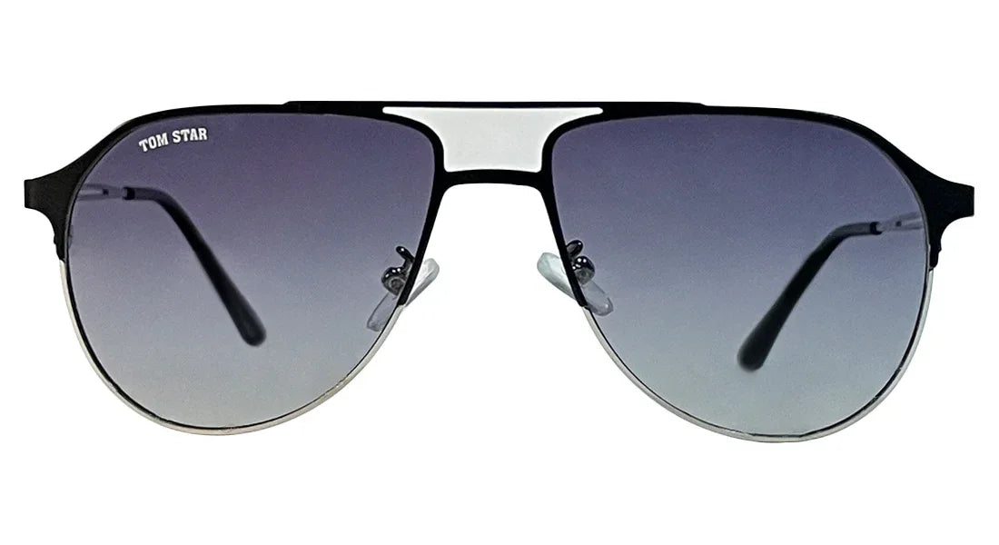 Tom Star Aviator Sunglasses with Blue Lenses - Bombay Optical
