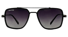 Tom Star Black Square Sunglasses