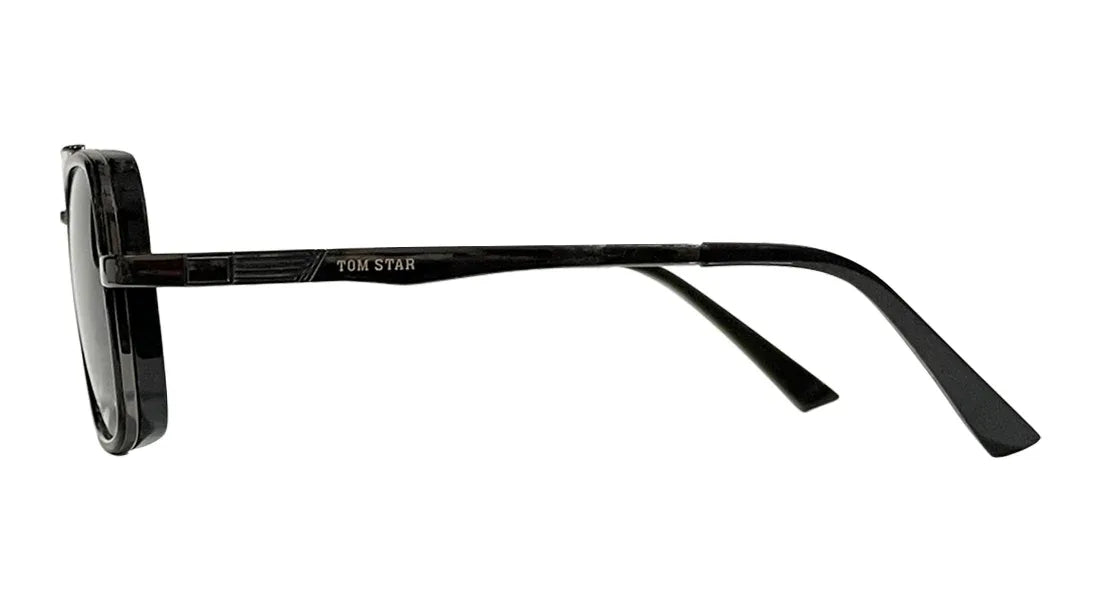 Tom Star Black Square Sunglasses - Bombay Optical