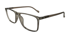 Transparent Brown Eyeglasses