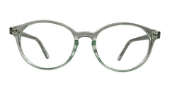 Transparent Green Eyeglasses