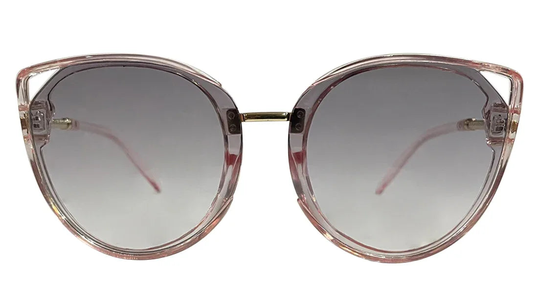 Transparent Pink with Blue Gradient Cateye Sunglasses - Bombay Optical