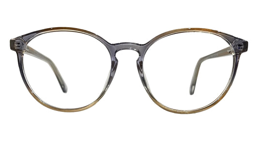 Transparent Violet & Brown Eyeglasses